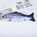 Miniatyrbild 6 av 9: Fladdrande Fisk Rörlig Fisk Plyschleksak med Ljus och Ljud Realistisk Fladdrande Fisk Vagglande Fiskleksaker Rörelse Katt Leksak Catnip