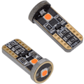 Miniatyrbild 5 av 6: 10 st T10 LED-lampor för bil, amber, T10 W5W 3 SMD 5050 superljus 1