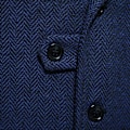 Pikkukuva 7 / 7: Miesten puvun liivi, muodollinen liivi tweed-alkukirjaimella