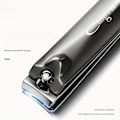 Miniatyrbillede 4 af 7: 1 stk/2 stk/3 stk rustfrit stål stor neglesaks, neglefil, manicure værktøj Black beveled nail clippers One Size Fits All