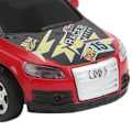 Pikkukuva 5 / 8: Mini RC -ajoneuvokilpailu 4-suuntainen Drift-auto 1:64 Taskukokoinen kaukosäädinlelu sisä- ja ulkotiloihin 3+ lapsille Punainen