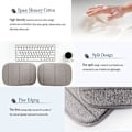 Miniatyrbilde 2 av 5: 2-pak bærbar datamaskin albue håndleddsstøtte, premium memory bomull skrivebord tastatur armstøtte støtte matte (7,9 x 11,8 tommer)