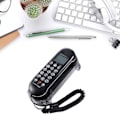 Miniatyrbild 3 av 5: Kristallbas Mini Telefon Snabb Snabb Telefon B365 Liten Väggmonterad Telefon Förbättrad Displayfunktion Blå