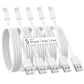 Miniatyrbillede 1 af 6: iPhone Oplader 5-pak 6/6/6/10/10 FT Lang Lightning Kabel Hurtig Opladning