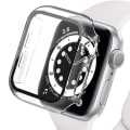 Pikkukuva 1 / 5: Kova kotelo Apple Watchille 9 8 7 6 5 4 38 40mm Tarvikkeet Näytönsuojakalvo iWatch Series 44mm 45mm 41mm 42mm Läpinäkyvä Läpinäkyvä Läpinäkyvä Transparent 19 Series 7 8 9 41mm