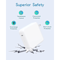 Miniatyrbilde 3 av 5: 60w Mac Book Pro-lader - Erstatning 60w L-spiss Mac-lader Gammel Mac Book-lader, Universell strømadapter L-type Kompatibel med Mac Book Pro 13 tommer