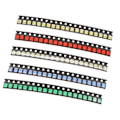 Miniatyrbillede 4 af 5: 200 stk. Smd Led Assorteret Diode Lys Kit Super Bright Smd Led Kit 0805