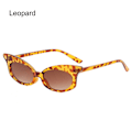 Miniatyrbilde 1 av 10: Solbriller for kvinner Sommerfuglformet LEOPARD LEOPARD Leopard Leopard