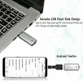 Pikkukuva 3 / 4: 2-in-1 digitaalinen ääninauhuri 8 Gt mini USB-tikku, digitaalinen ääninauhuri pellavalla kokouksiin, luentoihin