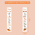 Miniatyrbild 4 av 5: Happy Fall & Give Thanks Verandabanners för Höstdekorationer Inomhus och Utomhus | Höst Välkommenskylt för Hemmets Veranda Framdörr Dekor