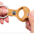 Miniatyrbillede 3 af 5: 4-delt AirTag positionering og beskyttelse mod tab af læder
