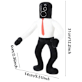 Miniatyrbilde 4 av 4: Skibidi Toalettplysjleker Toalett Speakerman Bosses Plushdo 3 Packs