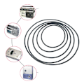 Miniatyrbilde 4 av 9: 15 stk Universelle 1,2 mm Kassettband Erstatningsgummi CD DVD Kassettbandspiller Turntable Rem
