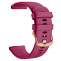 Pikkukuva 1 / 5: Nahkainen älykello ranneke HUAWEI WATCH GT 4 41mm/Garmin Venu 3S/Venu 2S ranneke Ruusukullan väri Solki 18mm Rannekoru Ranneke Silikoni Fuchsia Silicone Fuchsia 18mm Venu 2S