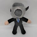 Miniatyrbillede 2 af 5: Speakerman Titans Tv Man Titans Cameraman Dukke Plyslegetøj Titans Speaker Man Skibidi Toilet Camera Man Tv Woman Plys Blødt Legetøj A20 about 25cm