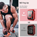 Miniatyrbilde 3 av 5: Vanntett deksel for Apple Watch Series 8 Series Red Ed 45mm