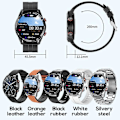 Miniatyrbillede 5 af 5: Mode Bluetooth Smartwatch, Fuld Touch Sundhedstracker Ur med