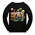 Miniatyrbild 2 av 7: Roblox Spel Långärmad Pyjamas Pyjamas Set Barn Pjs Sovkläder Nattkläder Fans Present Svart Black 140 cm