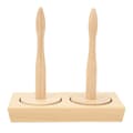 Dobbel Garnkuleholder Spole Tre Søm Sy Garn Holder Dispenser for Strikking