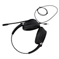 Miniatyrbillede 6 af 8: Binauralt kundeservice headset med lydstyrkejustering og mikrofon mute 3,5 mm telefon headset med USB lydkort til kontor