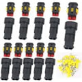 Pikkukuva 1 / 5: 12V vedenpitävä liitin, vedenpitävä sähköliitin, 1,5 mm