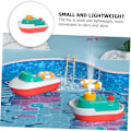 Miniatyrbillede 5 af 5: Vandsprøjt Badelegetøj Børne Vandsprøjte Baby Badelegetøj Mini Båd Figur Badekar
