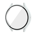 Miniatyrbild 1 av 5: Härdat glas + PC-fodral för Samsung Galaxy Watch4 5 6 44mm 40mm All Coverage Case Galaxy Watch4 5 Tillbehör Vit White Galaxy Watch4 40mm
