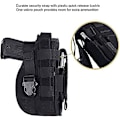 Miniatyrbilde 3 av 3: Universal taktisk hylster for høyrehendt Molle pistol hylster Combat Airsoft belte hylster Multicam for høyrehendt (svart)