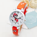 Miniatyrbilde 3 av 3: Paw Patrol Quartz klokke Tegneserie Analog armbåndsur armbånd barn gutt jente gave Red