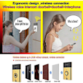 Miniatyrbilde 4 av 5: Sølv USB engelsk versjon Intercom avtakbar trådløs stemme Intercom støtte dørklokke toveis stemme Intercom egnet