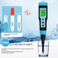 Fødevare pH-måler 0,00-14,00PH Høj nøjagtighed Temperatur pH-tester Sensor Surhedsanalysator til kødbevaring Ost Dej Vand A (BT)