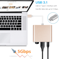 Pikkukuva 6 / 8: Tyyppi C -sovitin, USB 3.1 -keskitin (USB-C- ja Thunderbolt 3 -portti