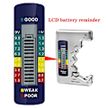 Miniatyrbild 5 av 5: Universell batteritestare med LCD-display, multifunktionell digital batterikapacitetsnivådetektor