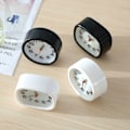 Miniatyrbillede 4 af 5: Analogt vækkeur, batteridrevet, lydløst, uden tikkende lyd, bordur til børn, studerende, soveværelse, ur med natlysfunktion, Easy Path