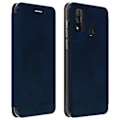 Miniatyrbillede 1 af 4: Huawei P smart 2020 Læder Cover Flip Kortholder Video Støtte Midnatsblå Blå