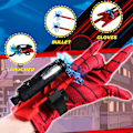 Miniatyrbillede 2 af 5: Spiderman Cosplay Launcher Spider Silk Handsker Spider Web Launcher Karakter Legetøj Halloween Rekvisitter Børn Håndled Launcher