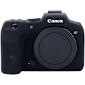 Miniatyrbillede 1 af 5: Etui til Canon EOS R7 kamera - Let og blødt gummi Nem at bære, sort, eos r7 etui
