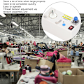 Miniatyrbillede 8 af 8: Spolevikler Intelligent Automatisk Tidssparende Broderimaskine Spolevikler Bred Spænding 110 til 240V EU Stik