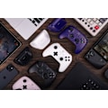 Miniatyrbilde 6 av 6: Ultimate 2.4g Trådløs Kontroller, Joystick Oppdatering, Pro Gamepad med Bakknapper & Turbo Funksjon for PC, Android, Steam Deck & Apple (Lilla) Purple