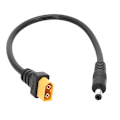 Miniatyrbilde 1 av 5: XT60/T-kontakt hunn hann til 5,5x2,5 mm kontakt Batterilading adapterkabel null - MM 0.04