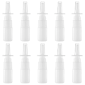 Miniatyrbillede 3 af 4: 20 stk. Næsesprayflasker Mist Sprayflasker Rejsestørrelse Tomme Sprøjter Plastik Sprayflasker (10ml)(Hvid)