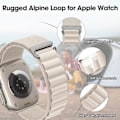 Miniatyrbillede 2 af 5: Alpine Loop-rem til Apple Watch-rem 42mm 41mm 38mm til kvinder og mænd, justerbar 2/Ultra/Series SE 9/8/7/6/5/4/3/2/1