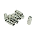 Miniatyrbild 5 av 5: 20 set magnetiska lås dragkedja läder-Kumihimo smycken DIY lås