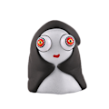 Pikkukuva 5 / 5: Pehmeä lelu Mini Squishy Skull Head Toy Squishy FidgetToy Squishy Soft Squeeze Stress Reliever Toy lapsille ja aikuisille Light Blue 0.06
