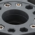 Pikkukuva 5 / 8: 100mm Kestävät Nylon-Kumi Laakerirullat Omni-Pyörät Robottikilpa-Autojen Pyörille 14041