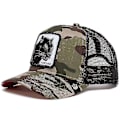 Miniatyrbillede 2 af 2: Voksen Sort Panther Mesh Cap Sommer Baseball Cap Trucker Cap W-WELLNGS Camouflage panther