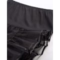 Miniatyrbillede 5 af 5: 50'er Petticoat Rockabilly Kjole Crinoline Tutu Til Kvinder ZX Sort Black XL