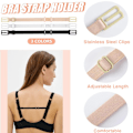 Miniatyrbillede 3 af 7: BH Stropper, 18 stk. BH Clips til Ryggen, Skridsikre BH Strop Holdere, Spænder Udskærings Kontrol Clips til BH