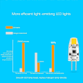 Miniatyrbillede 4 af 4: 20x G4 LED-pære 12v DC dæmpbar Cob Led G4-pære 1,5w 360 strålevinkel til at erstatte 15w halogenpære (wa