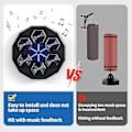 Miniatyrbilde 2 av 4: 2024 Smart Music Boksing Maskin Veggmontert Elektronisk Boksing Pad Barn/Voksne Boksing Treningsmaskin 2023 Hot 2024 Ny 100% Black Boxer Gift Gloves